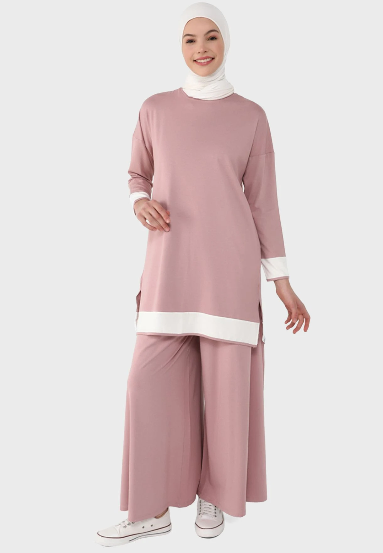 Color Block Knitted Tunic 4 Color Block Knitted Tunic - Image 4