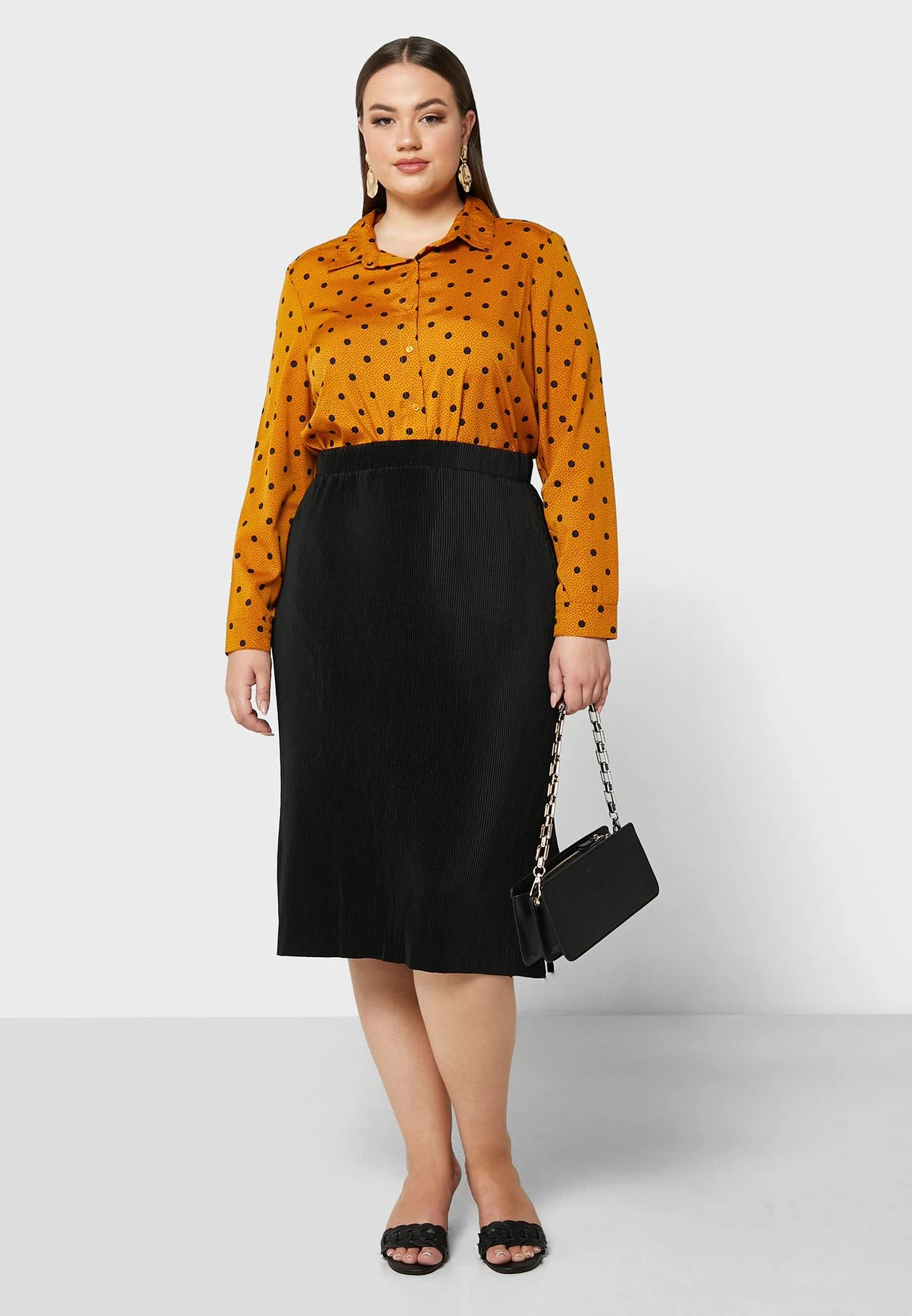 BRAVE SOUL Polka Dot Blouse 4 BRAVE SOUL Polka Dot Blouse - Image 4