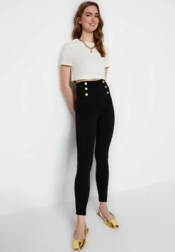 DeFacto Short Sleeve Double Side Pockets Poplin Shirt -Minique Fashion Store 4 zoom desktop 272