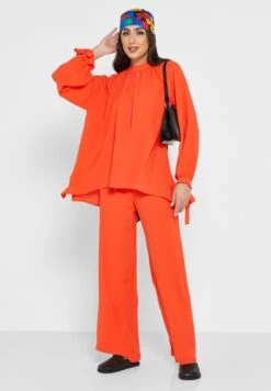 Turtle Neck Contrast Detail Set -Minique Fashion Store 4 zoom desktop 435