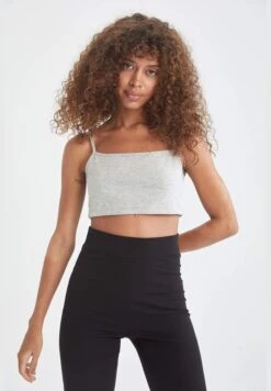 DeFacto Spaghetti Strap Cotton Cropped Tank Top (3 Pack) -Minique Fashion Store 4 zoom desktop 849