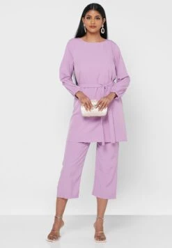 Belted Top & Pant Set -Minique Fashion Store 5 zoom desktop 271