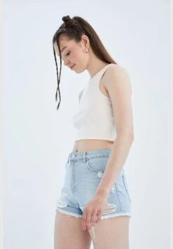 DeFacto High Waisted Jean Short -Minique Fashion Store 5 zoom desktop 511