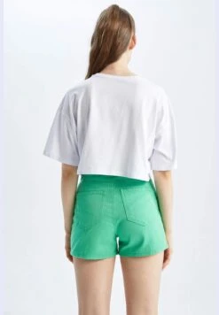 DeFacto Woman Oversize Fit Short Sleeve T-Shirt -Minique Fashion Store 5 zoom desktop 541