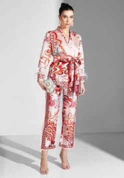 Tie Printed Shirt & Pant Set -Minique Fashion Store 5 zoom desktop 948