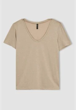 DeFacto Regular Fit V Neck Short Sleeve T-Shirt 15 DeFacto Regular Fit V Neck Short Sleeve T-Shirt -Minique Fashion Store 7 zoom desktop 136