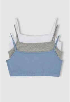 DeFacto Spaghetti Strap Cotton Cropped Tank Top (3 Pack) -Minique Fashion Store 9 zoom desktop 75