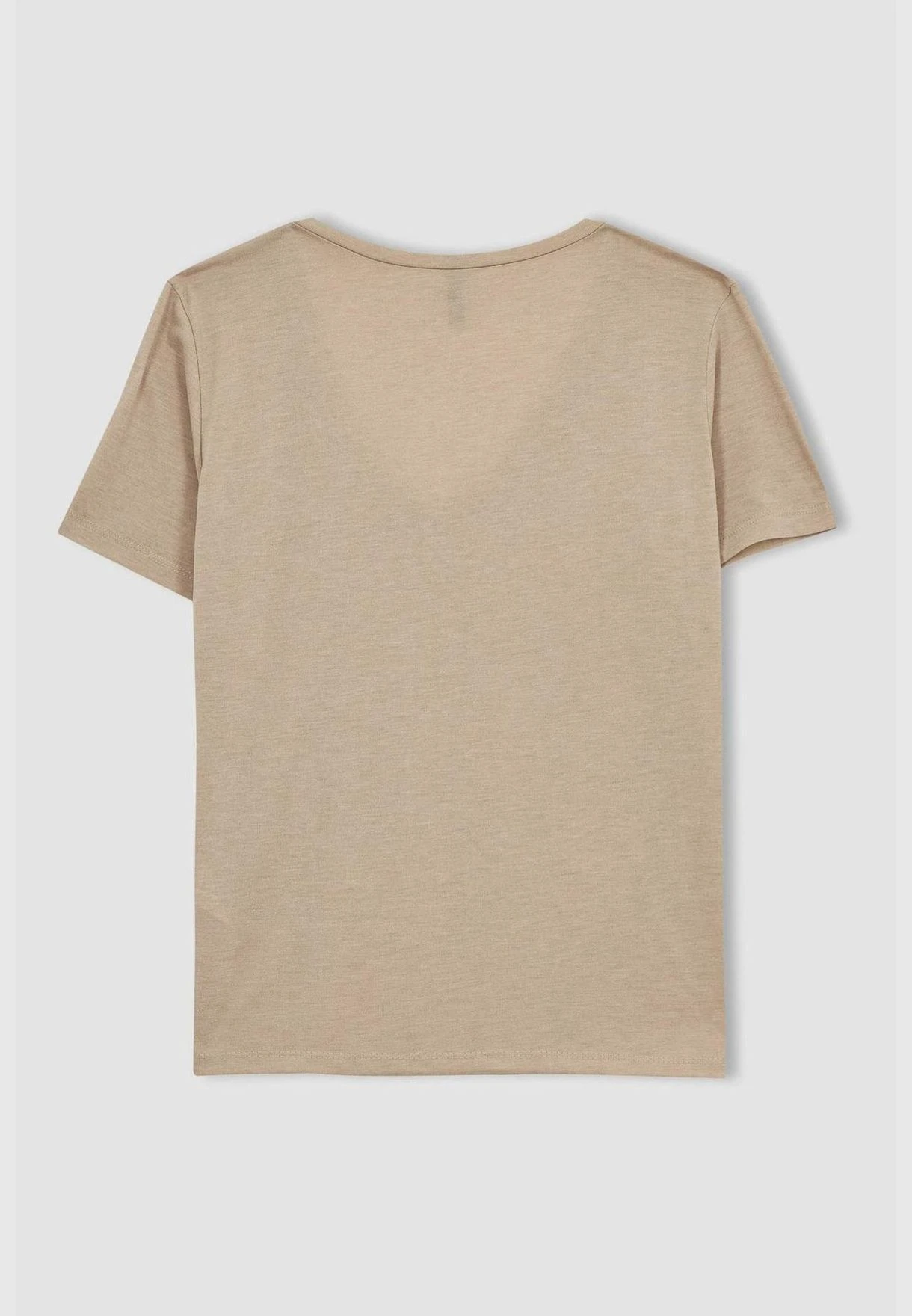 DeFacto Regular Fit V Neck Short Sleeve T-Shirt 9 DeFacto Regular Fit V Neck Short Sleeve T-Shirt - Image 9